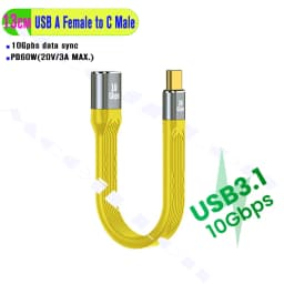 5A Fast Charging Short Cable USB C to C Cable 10Gbps 40Gbps Data Cable Thunderbolt 3 QC4 Cable For Macbook Pro Laptop Cellphone