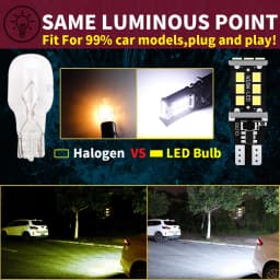 4x T15 W16W Canbus No Error 15SMD 2835 LED Car Tail Bulb Brake Light Auto Reverse Lamp Turn Signals Red White Yellow Orange 12V