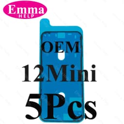 5pcs OEM Waterproof Sticker Adhesive for iPhone 11 12 13 Pro Max X XR XS 7 8Plus Pre-Cut Glue LCD Frame Screen Tape Bezel Seal