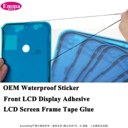 5pcs OEM Waterproof Sticker Adhesive for iPhone 11 12 13 Pro Max X XR XS 7 8Plus Pre-Cut Glue LCD Frame Screen Tape Bezel Seal