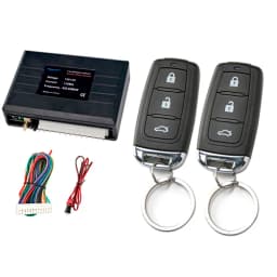 Hippcron Car Remote Central Lock Door Keyless Entry Car Alarm Systems Open The Trunk with Light Flashes