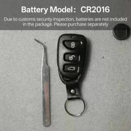 Hippcron Car Remote Central Lock Door Keyless Entry Car Alarm Systems Open The Trunk with Light Flashes