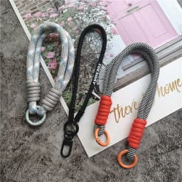 Keychain Phone Lanyard Strap for Phone Accessories Bracelet Telephone Chain Metal Lobster Clasp Key Landyard Bag Car Keys Rope
