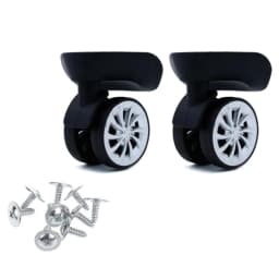 1 Pair A09 A57 Trolley Case Luggage Wheels No Noise Luggage Swivel Left & Right Silent Wheels DIY Suitcase Replacement Parts