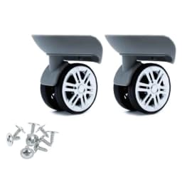 1 Pair A09 A57 Trolley Case Luggage Wheels No Noise Luggage Swivel Left & Right Silent Wheels DIY Suitcase Replacement Parts