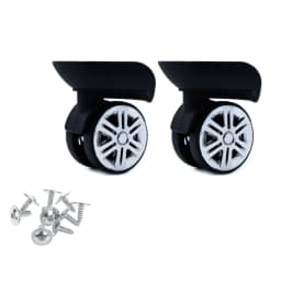 1 Pair A09 A57 Trolley Case Luggage Wheels No Noise Luggage Swivel Left & Right Silent Wheels DIY Suitcase Replacement Parts