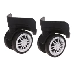 1 Pair A09 A57 Trolley Case Luggage Wheels No Noise Luggage Swivel Left & Right Silent Wheels DIY Suitcase Replacement Parts