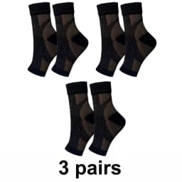 1/3/5 Pairs Men Women Ankle Support Sports Running Compression Ankle Pretect Outdoor Breatheable Sleeve Socks Brace