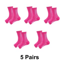 1/3/5 Pairs Men Women Ankle Support Sports Running Compression Ankle Pretect Outdoor Breatheable Sleeve Socks Brace