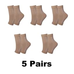 1/3/5 Pairs Men Women Ankle Support Sports Running Compression Ankle Pretect Outdoor Breatheable Sleeve Socks Brace