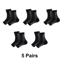 1/3/5 Pairs Men Women Ankle Support Sports Running Compression Ankle Pretect Outdoor Breatheable Sleeve Socks Brace