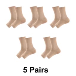 1/3/5 Pairs Men Women Ankle Support Sports Running Compression Ankle Pretect Outdoor Breatheable Sleeve Socks Brace