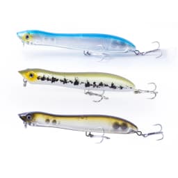 3pcs/Box Topwater Pencil Popper Fishing Lure 12cm Floating Snakehead Artificial Hard Bait Walk the Dog Rattle Wobble Bass Tackle