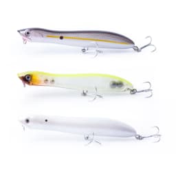 3pcs/Box Topwater Pencil Popper Fishing Lure 12cm Floating Snakehead Artificial Hard Bait Walk the Dog Rattle Wobble Bass Tackle