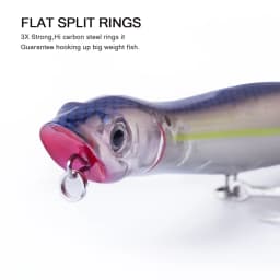 3pcs/Box Topwater Pencil Popper Fishing Lure 12cm Floating Snakehead Artificial Hard Bait Walk the Dog Rattle Wobble Bass Tackle