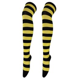 New Cosplay Women Over Knee Long Stripe Printed Thigh High Cotton Socks 27 Colors Sweet Cute Plus Size Overknee Socks Stocking