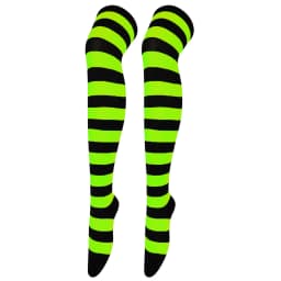 New Cosplay Women Over Knee Long Stripe Printed Thigh High Cotton Socks 27 Colors Sweet Cute Plus Size Overknee Socks Stocking