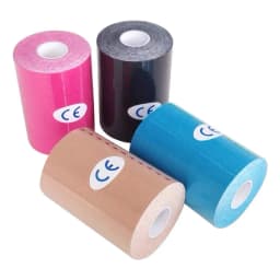 6 Pack Kinesiology Tape 10cm x 5m Waterproof Latex Free Athletic Tape for Pain Relief, Muscle & Joint Support, Injury Recovery