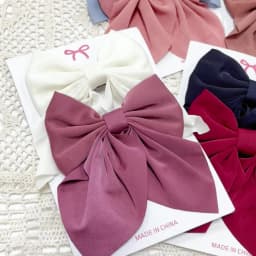 2Pcs/set Sweet Solid Bowknot Hair Clips for Women Girls Print Bows Hairpins Barrettes Duckbill Clip Headwear Hair Accessories