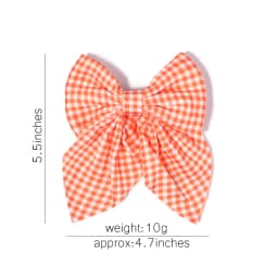 2Pcs/set Sweet Solid Bowknot Hair Clips for Women Girls Print Bows Hairpins Barrettes Duckbill Clip Headwear Hair Accessories