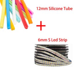DC12V 1m-20m DIY Neon Separate Silicone Neon Strip 6mm 8mm 12mm S Bendable Newly Flexible Led Tape LED Neon Sign Waterproof IP67