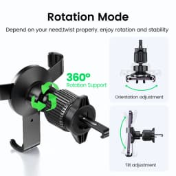 【New-in Sale】UGREEN Car Phone Holder Gravity Phone Stand For Xiaomi Samsung iPhone 16 15 14 Pro Max Air Vent Car Holder Stand