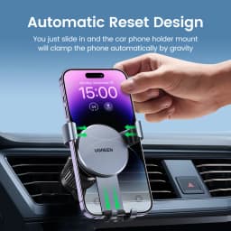【New-in Sale】UGREEN Car Phone Holder Gravity Phone Stand For Xiaomi Samsung iPhone 16 15 14 Pro Max Air Vent Car Holder Stand