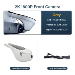 4K Plug and Play Dash Cam Car DVR Camera For Volkswagen VW Passat B8,Tiguan MK2,CC,Golf,Multivan T6,Touran, For Skoda Octavia