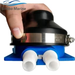 Marine Foot Water Pump Suitable for 1/2" Flexible Hose Made Self-Priming for Marine RV Boat Bilge Galley Pump Toilet Wash Basin
