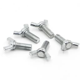 1-10pcs Wing Bolts Butterfly Screw Galvanized Steel M4 M5 M6 M8 M10 M12 Wing Head Thumb Screws DIN316
