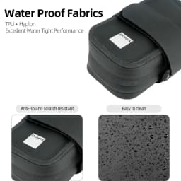 Bicycle Saddle Bag Rain Proof Rear Seat Tube Pannier Reflective Cycling Storage Tail Pouch Rear Dry Pack 0.5L Capacity