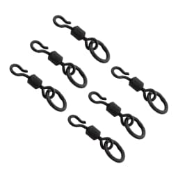 20pcs Carp Fishing Swivel Snaps Round Quick Change Ring Swivels Fishing Accessories AE009