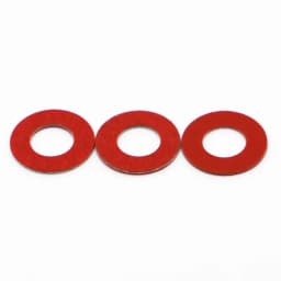 20-100 M2 M2.5 M3 M4 M5 M6 M8 M10 M12 M16 Red Steel Paper Fiber Insulating Flat Washer Insulation Plain Gasket Ring Meson Spacer