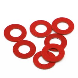 20-100 M2 M2.5 M3 M4 M5 M6 M8 M10 M12 M16 Red Steel Paper Fiber Insulating Flat Washer Insulation Plain Gasket Ring Meson Spacer