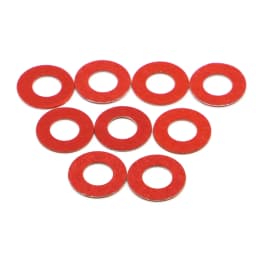 20-100 M2 M2.5 M3 M4 M5 M6 M8 M10 M12 M16 Red Steel Paper Fiber Insulating Flat Washer Insulation Plain Gasket Ring Meson Spacer