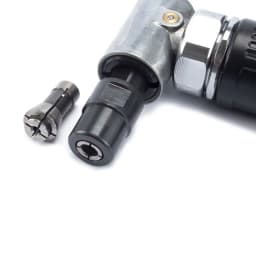 1/4'' Air Angle Die Grinder 90 Degree Pneumatic Grinding Polisher Mill Engraving Machine with 2inch Sanding Discs 20000RPM