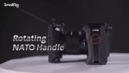 SmallRig 360-Degree Rotating Handgrip NATO Camera Left Side Handle For DLSR for Sony Camera Cage / case w NATO Rail 3260