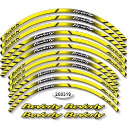 High-quality waterproof decals for modification of motorcycle wheel rim stickers for Piaggio beverly