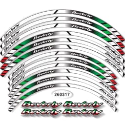 High-quality waterproof decals for modification of motorcycle wheel rim stickers for Piaggio beverly