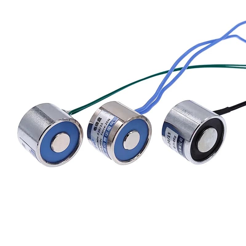 P20/15 Suction Holding 6V 12V 24V Electric Magnet Lifting 2.5KG 25N Mini Electromagnet Solenoid