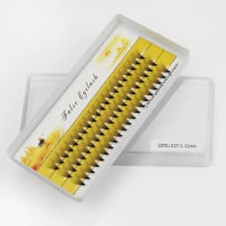 60 Clusters/box Eyelash Extension Eyelashes 20D Individual Eyelash Bunche Natural False Eyelashes Professional Makeup Eyelashes