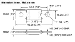 1set ANM-H3 MEGA Auto Fuse Holder + LITTLE Fuse / Blade Fuse Holder / ANM Bolt-on Fuse Holder