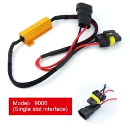 2X 50W H4 H7 H11 9006 hb3 hb4 h9 h8 h10 Car Load Resistor Error Canceller LED Decoder Canbus Free Wiring Canceller Decoder Light