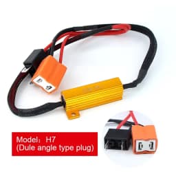 2X 50W H4 H7 H11 9006 hb3 hb4 h9 h8 h10 Car Load Resistor Error Canceller LED Decoder Canbus Free Wiring Canceller Decoder Light