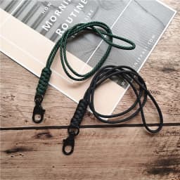 Outdoor Rock Climbing Metal Clip Parachute Cord Hanging Neck Rope Lanyard for Phone Camera USB Holder ID Card Badge Holder