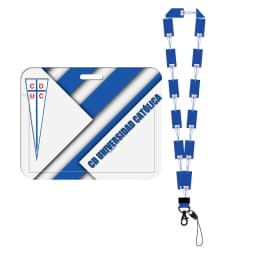 Chile CD Catholic University Football Club Card Covers ID Card Holder Students Bus Card Case Lanyard Identity Badge Cards Cover