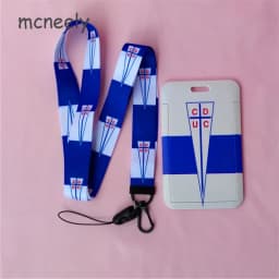 Chile CD Catholic University Football Club Card Covers ID Card Holder Students Bus Card Case Lanyard Identity Badge Cards Cover