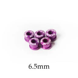 BUCKLOS 4pc 5pc Chainring Bolts 6.5mm 8.5mm Bike Chainwheel Screws Aluminum Alloy Bicycle Plate Screw for Single/double Crankset