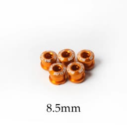 BUCKLOS 4pc 5pc Chainring Bolts 6.5mm 8.5mm Bike Chainwheel Screws Aluminum Alloy Bicycle Plate Screw for Single/double Crankset