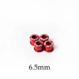 BUCKLOS 4pc 5pc Chainring Bolts 6.5mm 8.5mm Bike Chainwheel Screws Aluminum Alloy Bicycle Plate Screw for Single/double Crankset